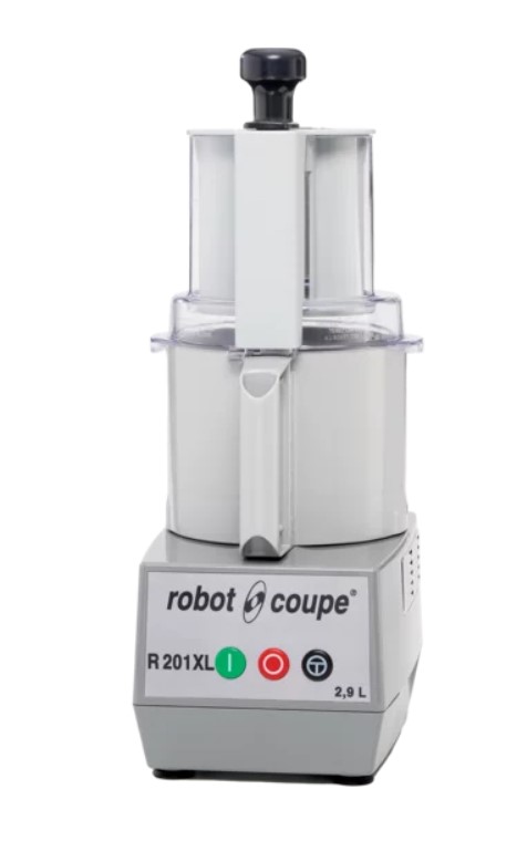 ROBOT COUPE Sebze Parçalama ve Doğrama Makinesi, Tek Fazlı, 550 W, 2,9 Lt, R 201 XL